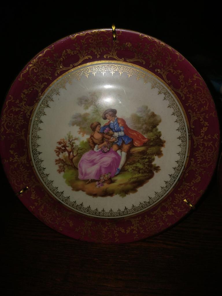 Lot de 2 assiettes, Enlèvement