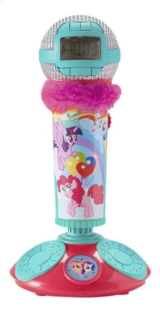 My Little Pony Alarmklok/ Microfoon - VAN 34,95 VOOR 14,95!, Neuf, Enlèvement ou Envoi, Pendule ou Horloge, Rose