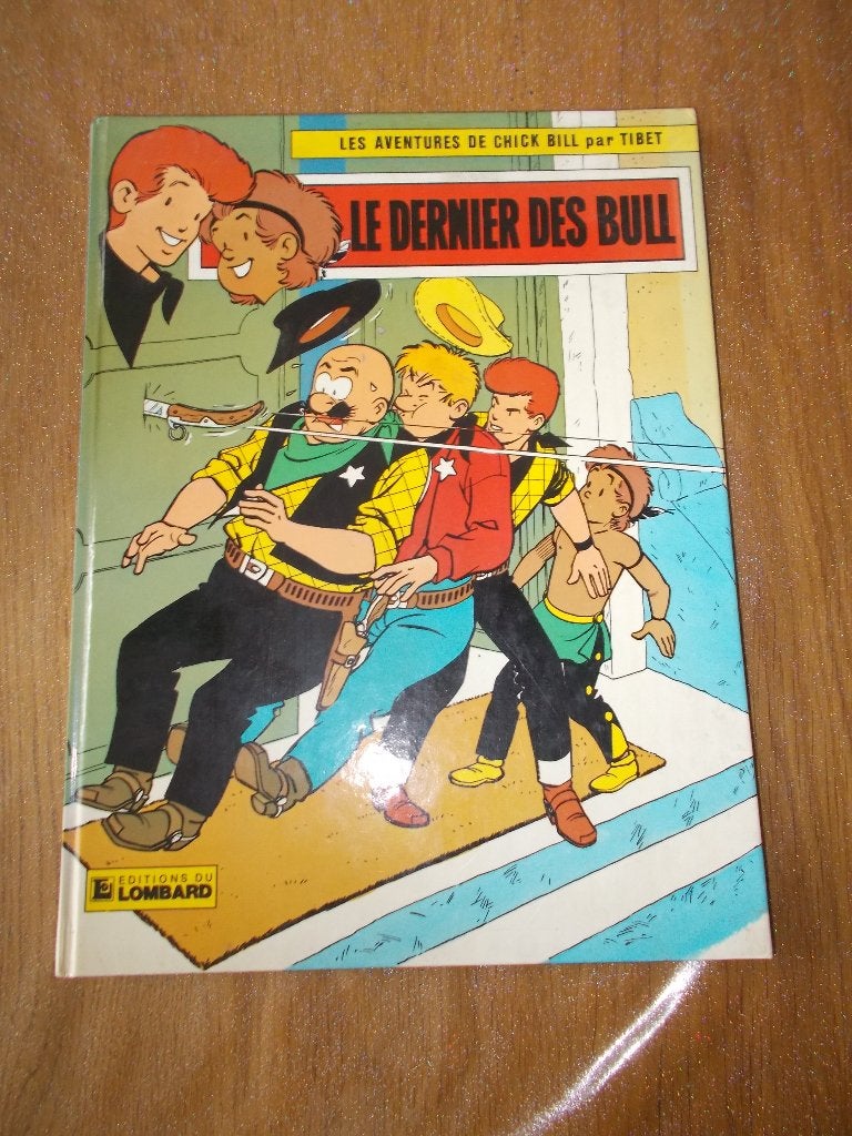 Bande dessinée de Tibet (1974) "Le dernier des Bull"., Tibet, Une BD, Comme neuf, Enlèvement