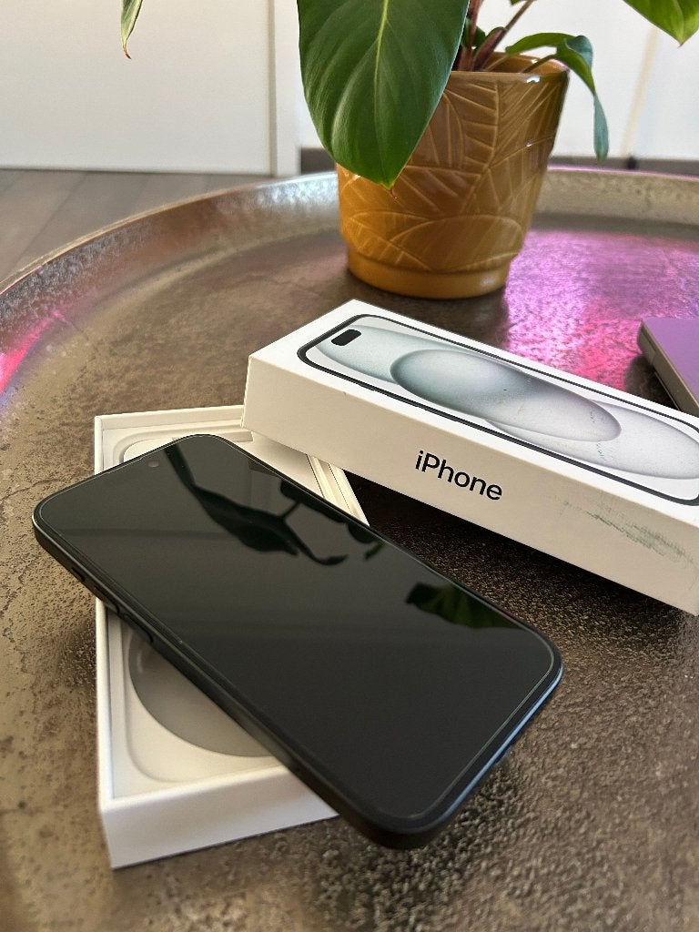 iPhone 15, Telecommunicatie, 128 GB, IPhone 15, Zwart, Ophalen of Verzenden