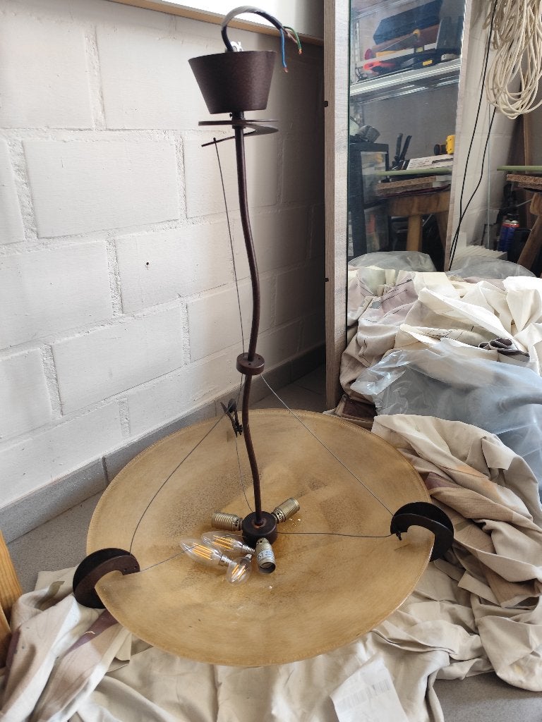 Lampe suspendue Terzani Solune, Enlèvement, Comme neuf, Verre