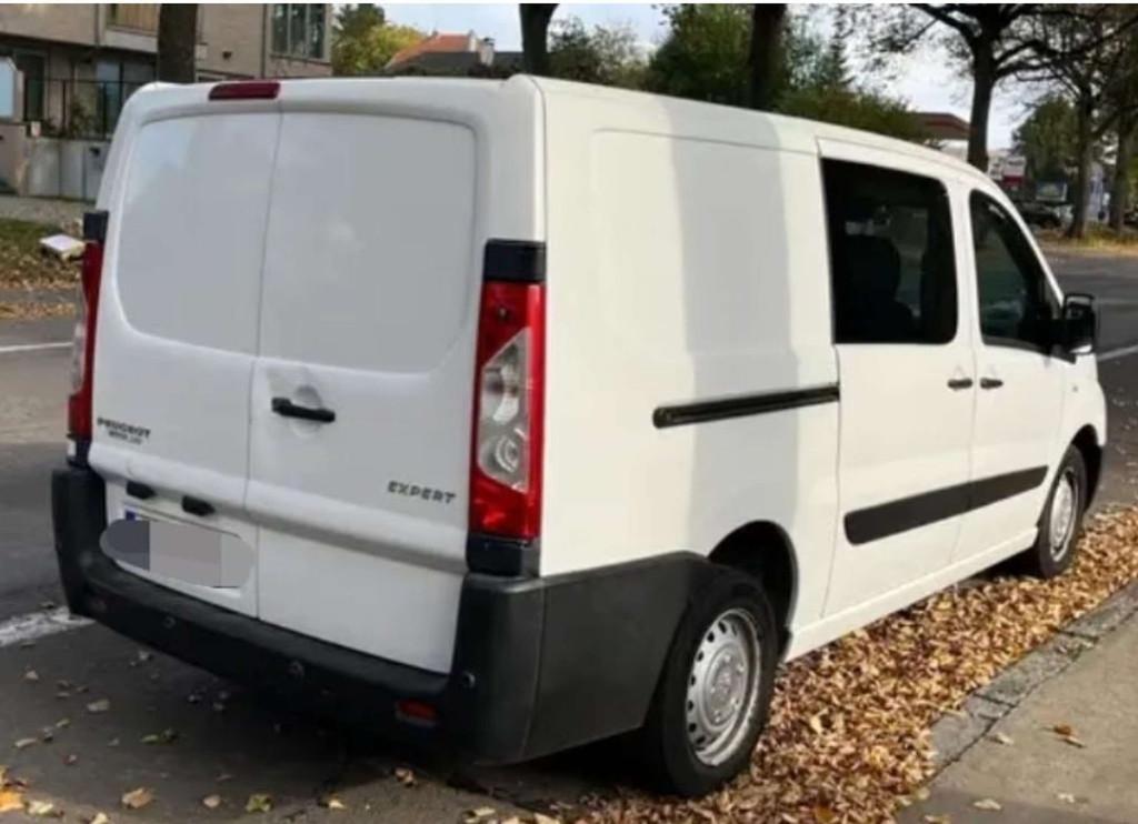 Peugeot expert 2.0Hdi DUBBEL CABINE bj. 2015 Euro 5, Stof, Gebruikt, Sound system, Bedrijf