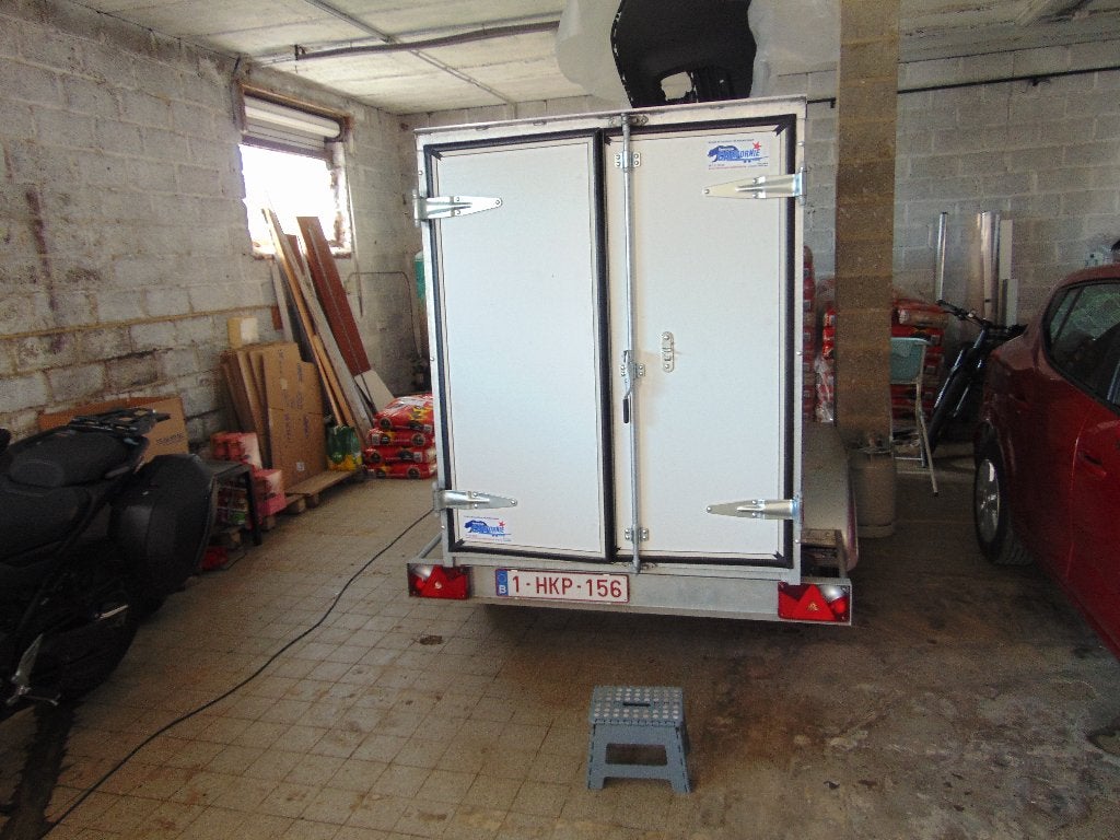 Gesloten aanhangwagen met 2 assen, Auto diversen, Aanhangers en Bagagewagens, Nieuw, Ophalen