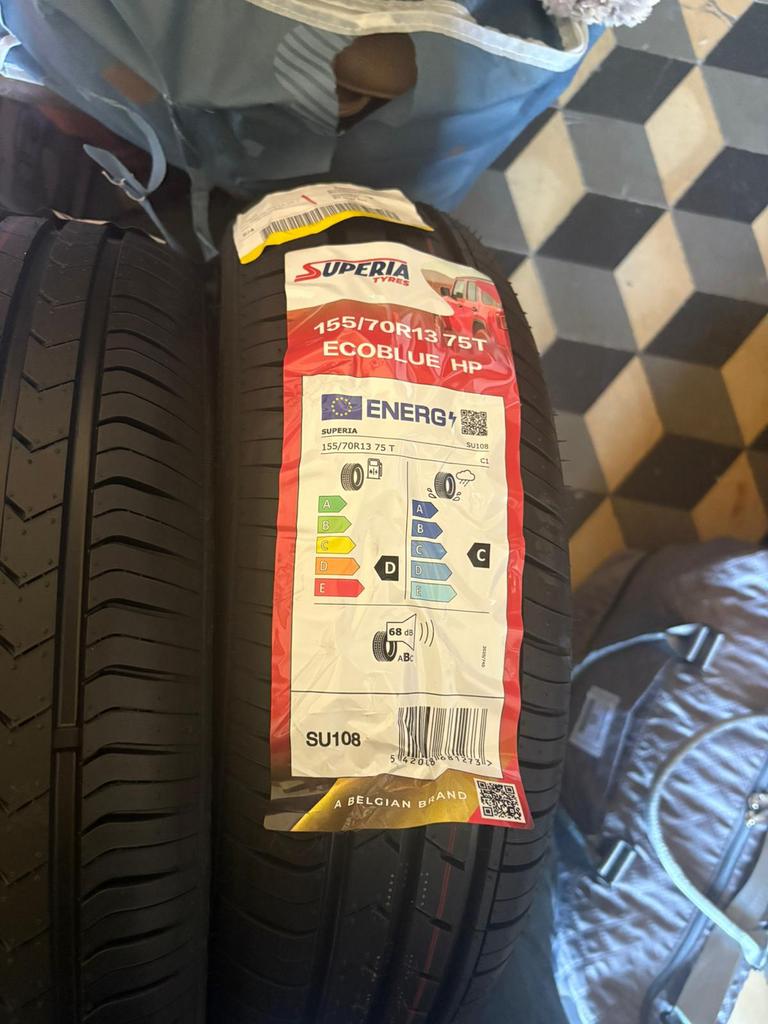 Superia 155 70 R13 nieuwe banden, Auto-onderdelen, Banden en Velgen, Ophalen, 155 mm, 13 inch, Nieuw