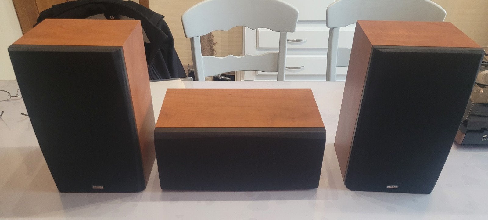 Dynaudio audience 42w, TV, Hi-fi & Vidéo, Compatible son surround/home cinéma, Comme neuf, Enlèvement, Enceinte d'étagère