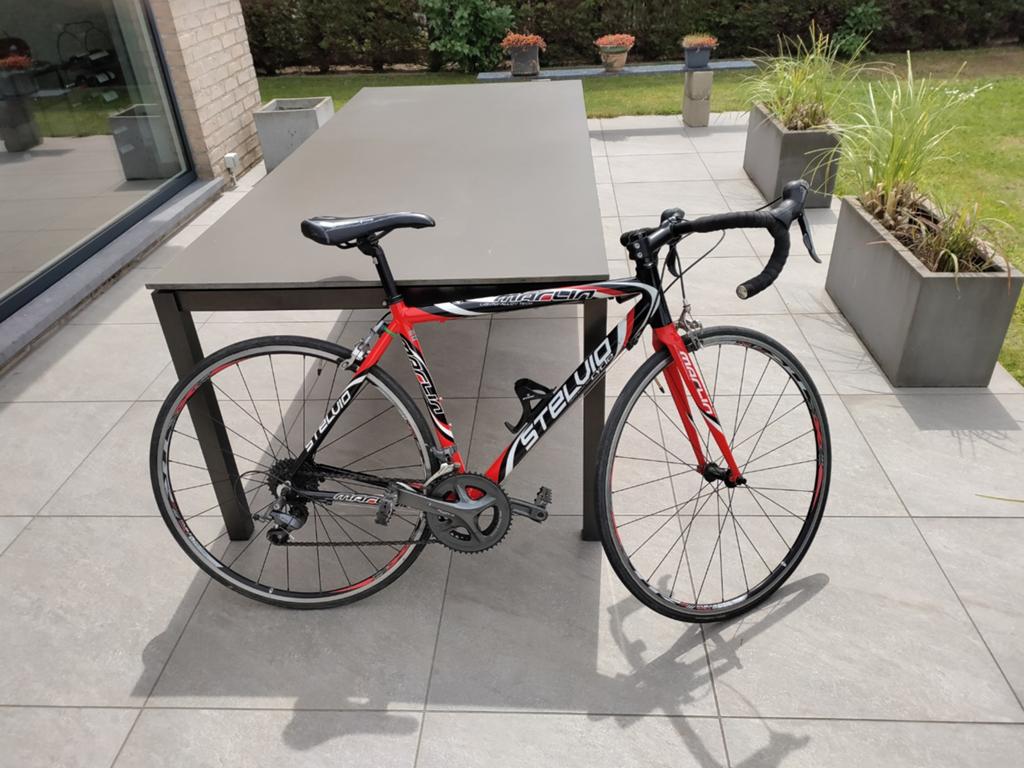 Stelvio koersfiets, Fietsen en Brommers, Fietsen | Racefietsen, Ophalen, Gebruikt, Heren, Overige merken