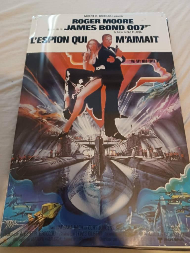 James Bond metaal platen, Ophalen, Gebruikt