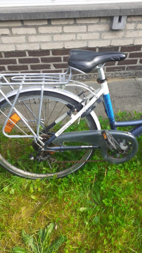 Jongens  fiets, Fietsen en Brommers, Ophalen, Schijfrem, 24 inch, Minerva