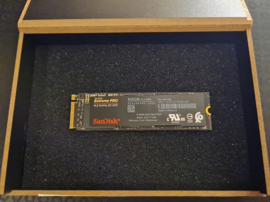 SanDisk Extreme PRO 500 Gb 3D SSD M.2 NVMe-gegevensopslag, Ophalen, Intern, SSD, Sandisk