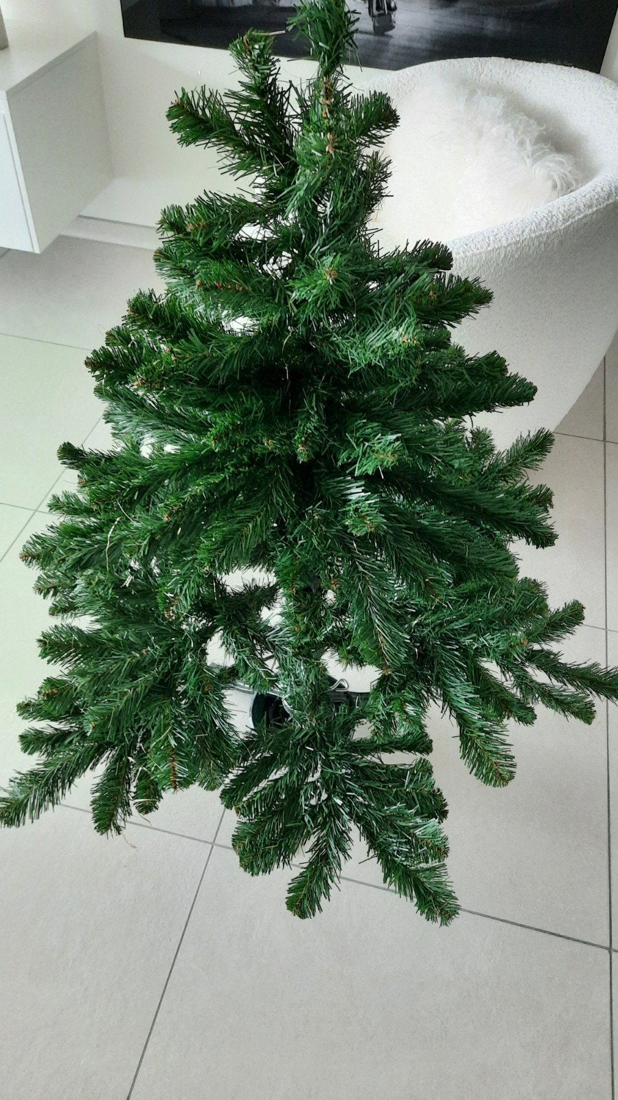 STEVIGE KERSTBOOM 125CM, Diversen, Kerst, Ophalen of Verzenden