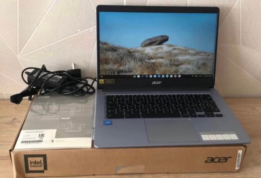 Nieuw Acer Chromebook 314 CB314-1HT-C443 - 14 Inch - Azerty, 14 inch, 64 GB, 8 GB, Ophalen of Verzenden