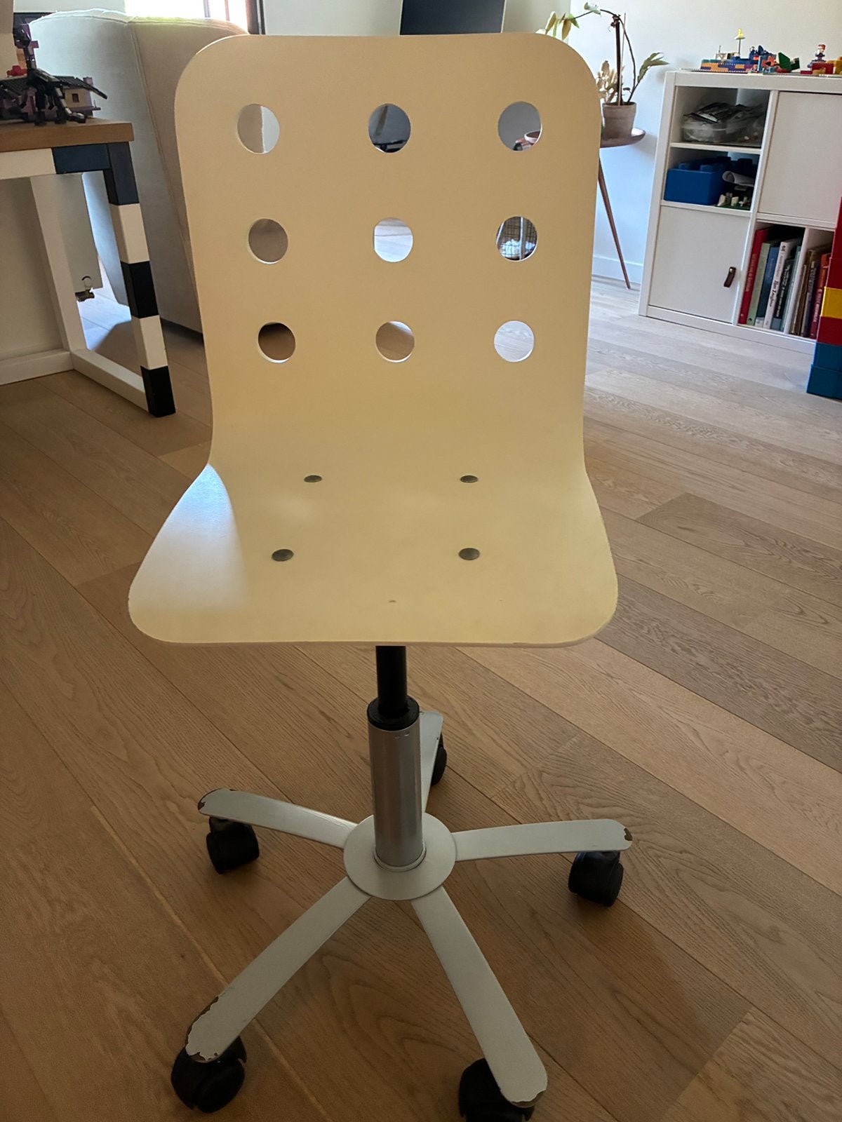 Ikea bureastoel, kind!, Huis en Inrichting, Bureaustoelen, Ophalen, Gebruikt, Wit, Bureaustoel