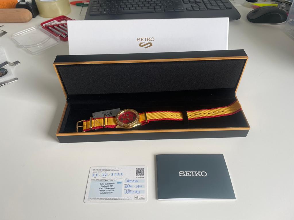 Édition limitée Seiko 5 Sports x Street Fighter V - Singing, Enlèvement ou Envoi, Neuf, Montre-bracelet, Seiko