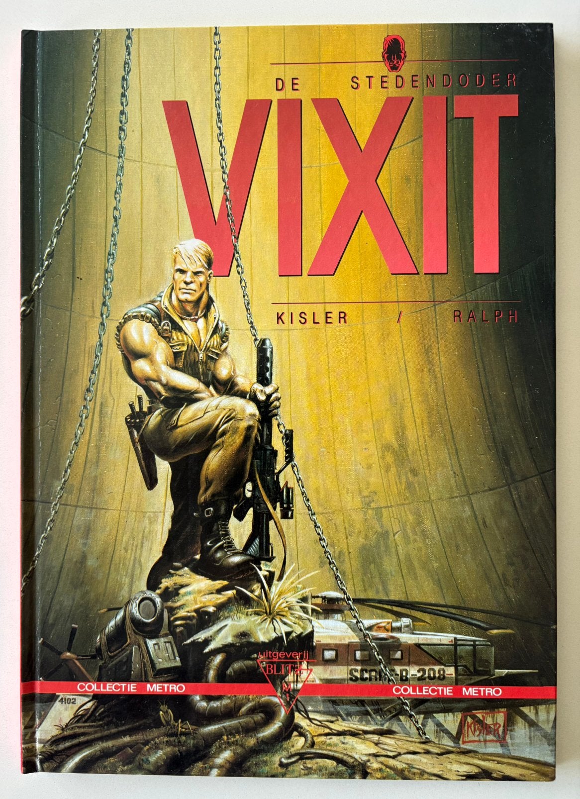VIXIT,  de stedendoder , zeldzame HC in nieuwstaat., Eén stripboek, Ralph Kisler., Ophalen of Verzenden, Zo goed als nieuw