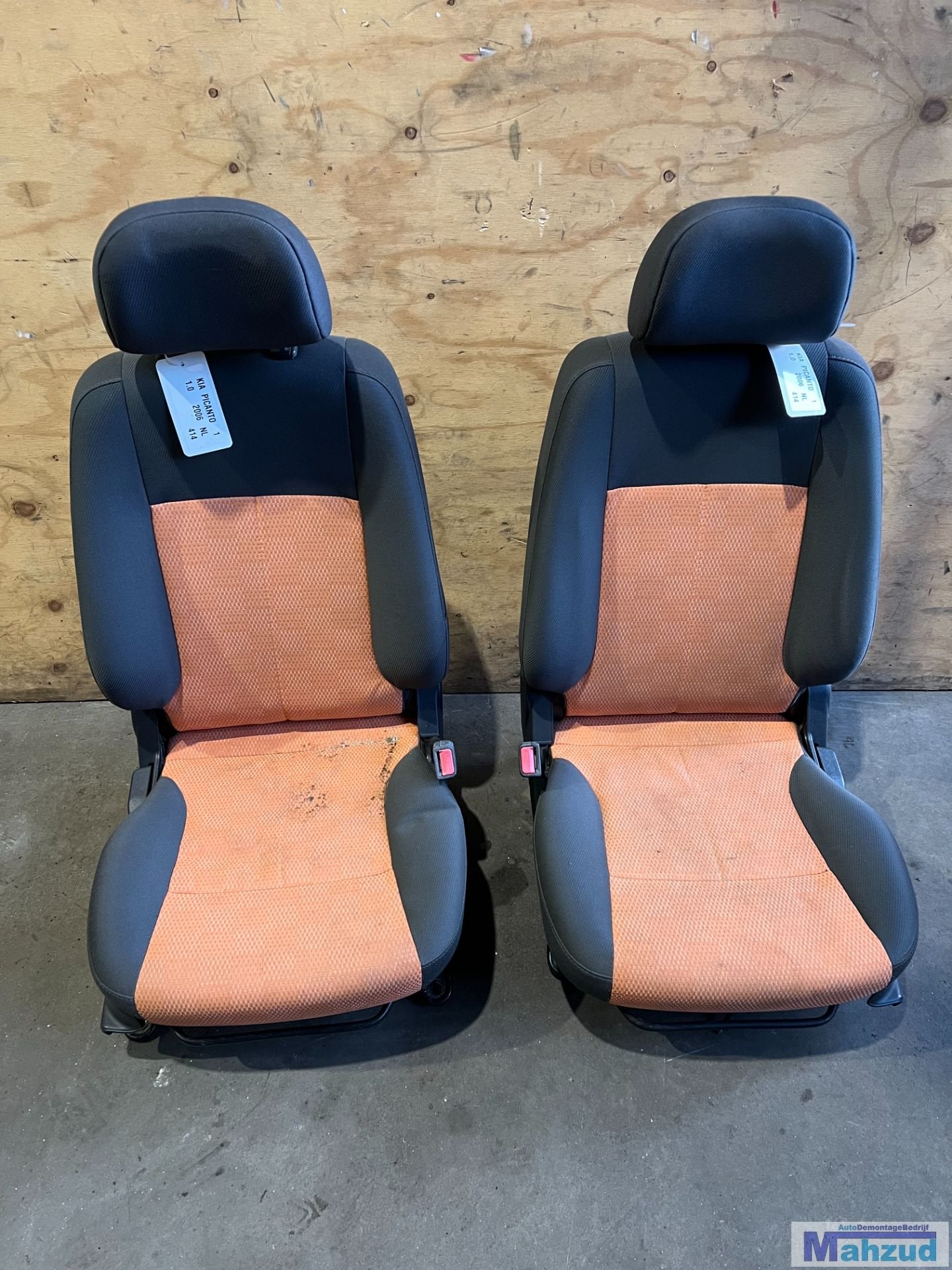 KIA PICANTO 1 ZWART ORANJE interieur stoel bank 2004-2010, Heolleung-ro 12
06797  Seoul, Info@kia.com, Kia Corporation, Gebruikt