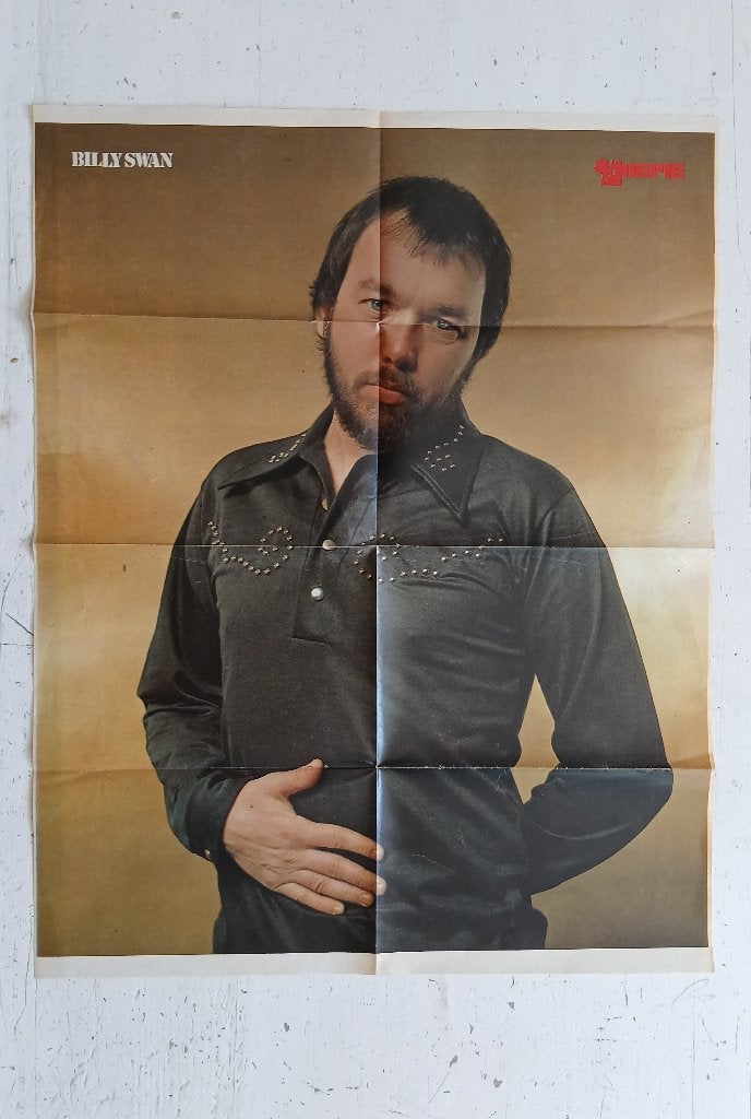 Joepie poster van Billy Swan en Leo Sayer, Verzamelen, Ophalen, Gebruikt, Overige vormen, Muziek