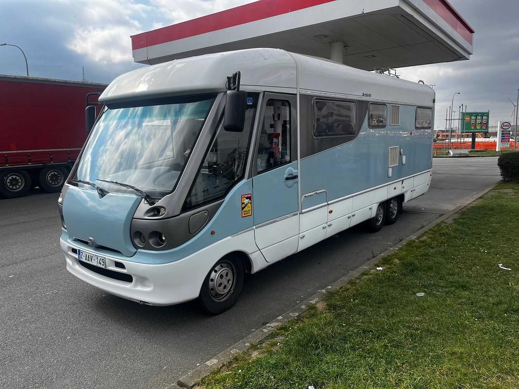 Fiat Dethleffs Camper 2.8tdi, Caravans en Kamperen, Mobilhomes, Bedrijf, Fiat, Diesel, Handgeschakeld