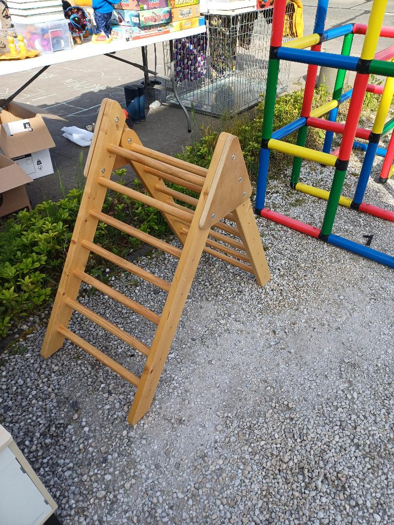 Klimrek hout, Kinderen en Baby's, Ophalen, Zo goed als nieuw, Meubelstuk of Keukentje