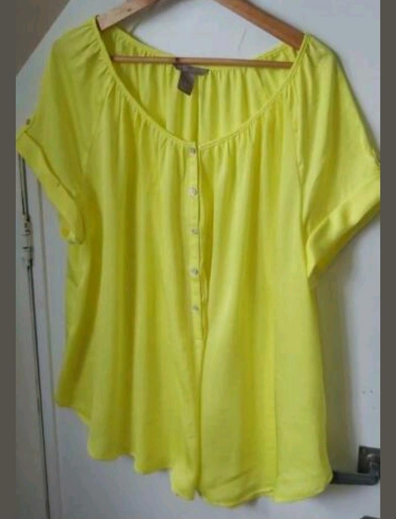 Prachtige blouse 52 H&M., Kleding | Dames, Grote Maten, H&M, Ophalen of Verzenden, Zo goed als nieuw, Blouse of Tuniek