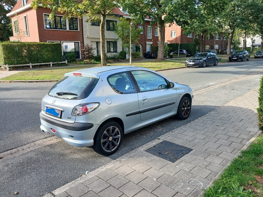Peugeot 206 - benzine, Autos, Argent ou Gris, Achat, Boîte manuelle, Vitres électriques