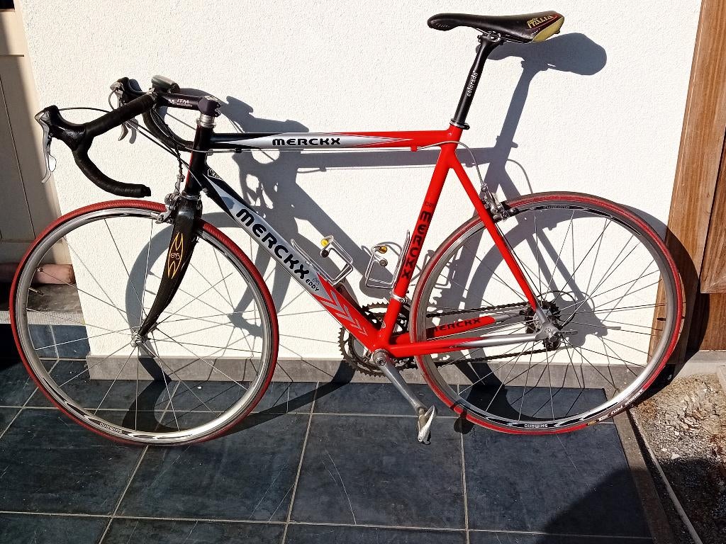 Koersfiets Eddy Merckx Alu Team nieuwstaat maat 59, 28 inch, Velgrem, Aluminium, Zo goed als nieuw