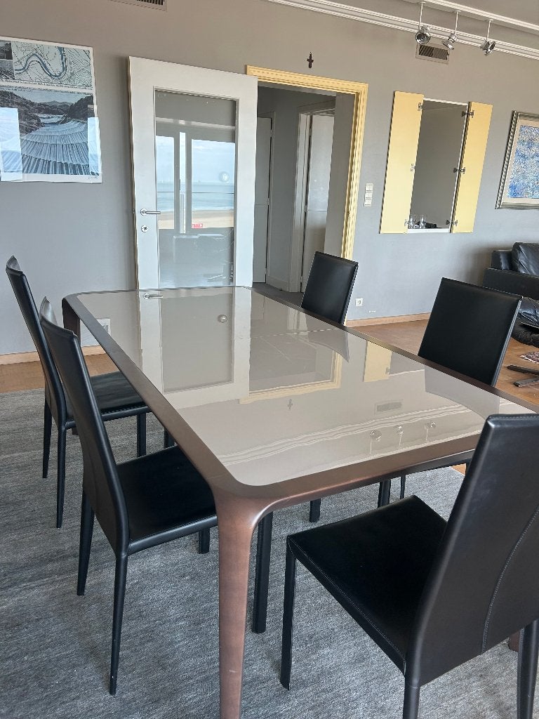 Table extensible Roche Bobois et 8 chaises, Enlèvement