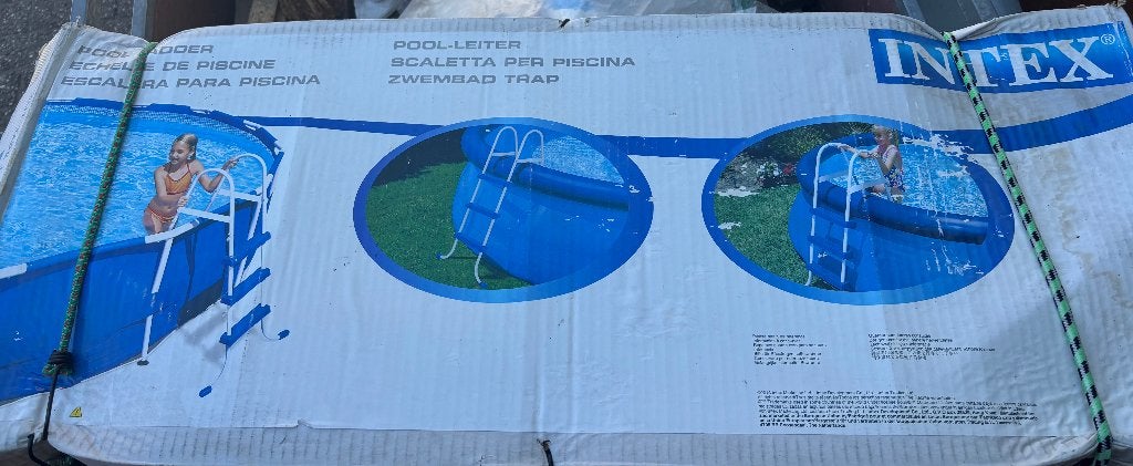 Intex zwembadladder, Tuin en Terras, Zwembad-toebehoren, Ophalen, Gebruikt
