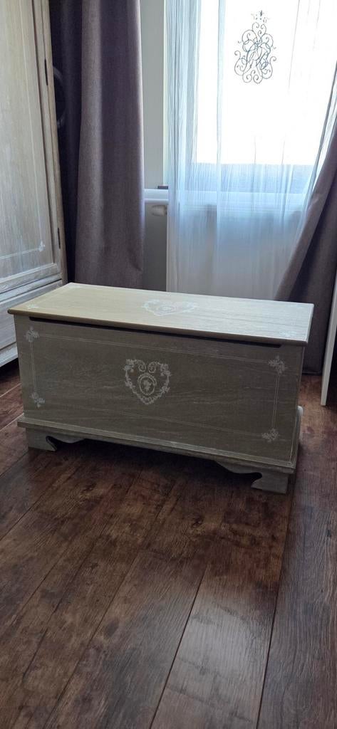 Coffre en bois grisé - Maison du Monde, Moins de 50 cm, 50 à 100 cm, Comme neuf, Enlèvement