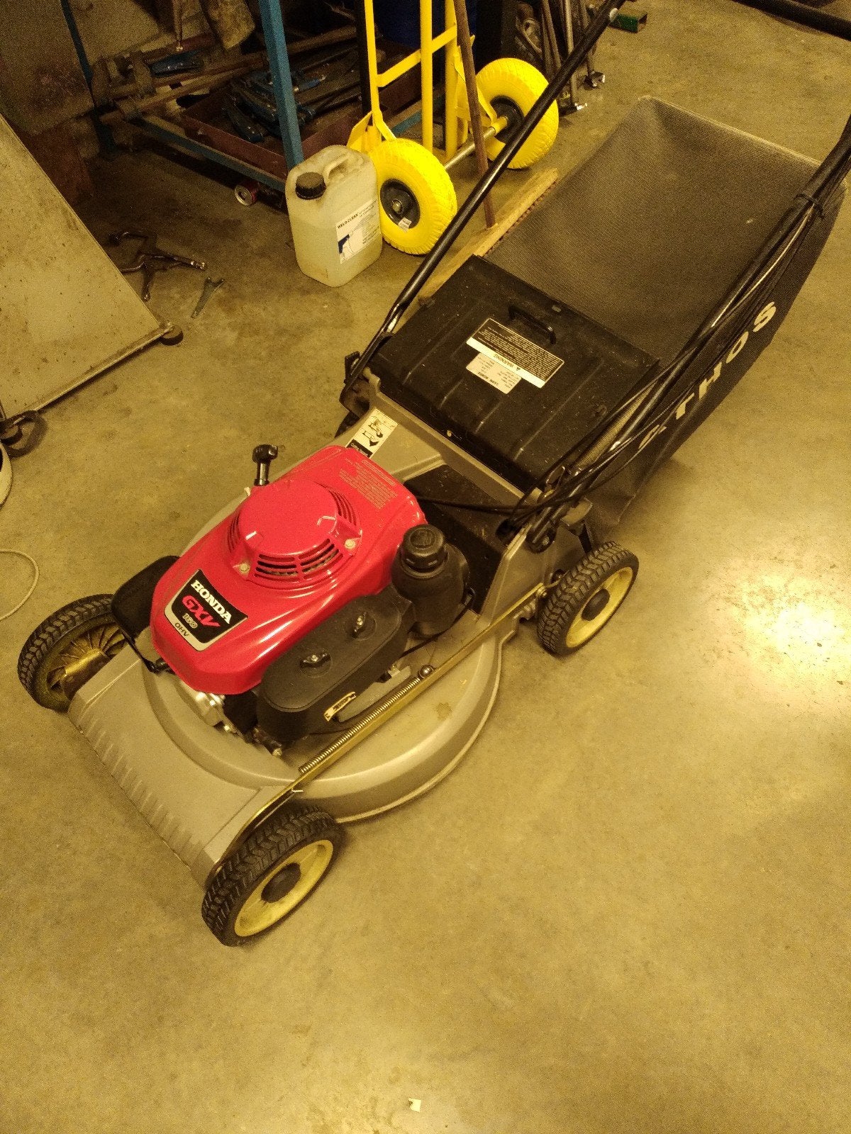 grasmaaier Honda athos, Tuin en Terras, Ophalen, Cirkelmaaier, Gebruikt, Versnellingen