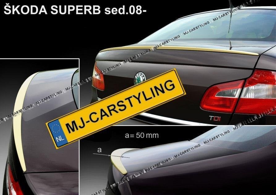 Skoda Superb '08 - Achterklep spoiler II, Ophalen of Verzenden