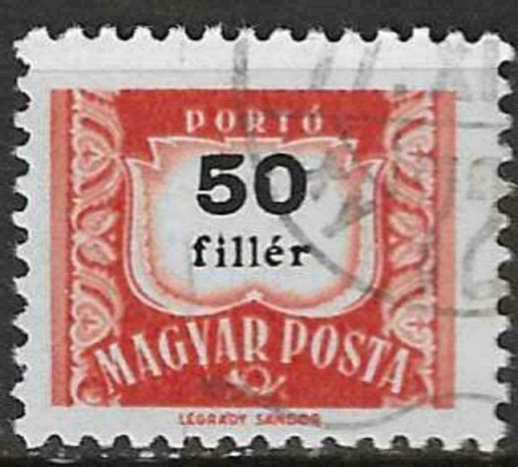 Hongarije 1958/1969 - Yvert 228BTX - Taxzegel (ST), Verzenden, Gestempeld