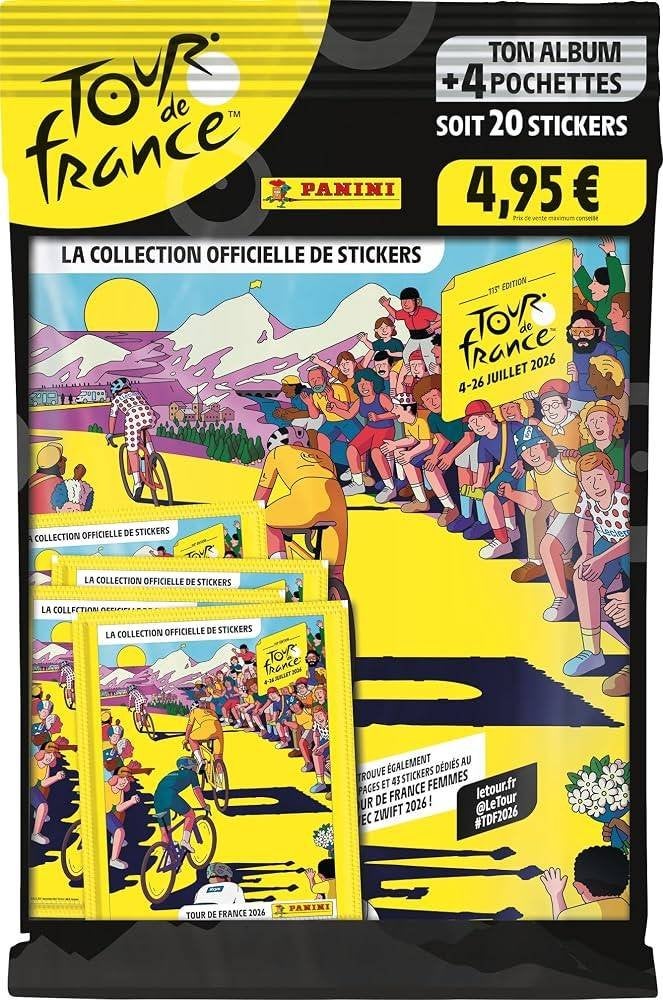 Stickers Tour de France 2019 tot 2026 compleet, Ophalen of Verzenden, Zo goed als nieuw, Meerdere stickers