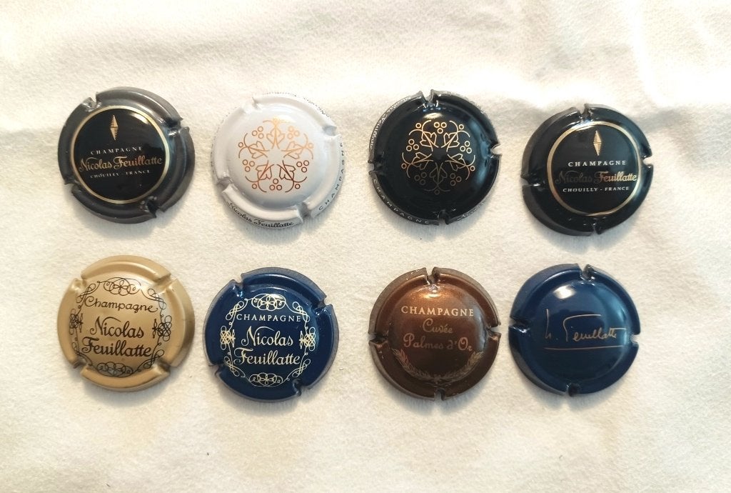 Capsules de champagne 8 x Nicolas Feuillatte, Enlèvement ou Envoi, Utilisé