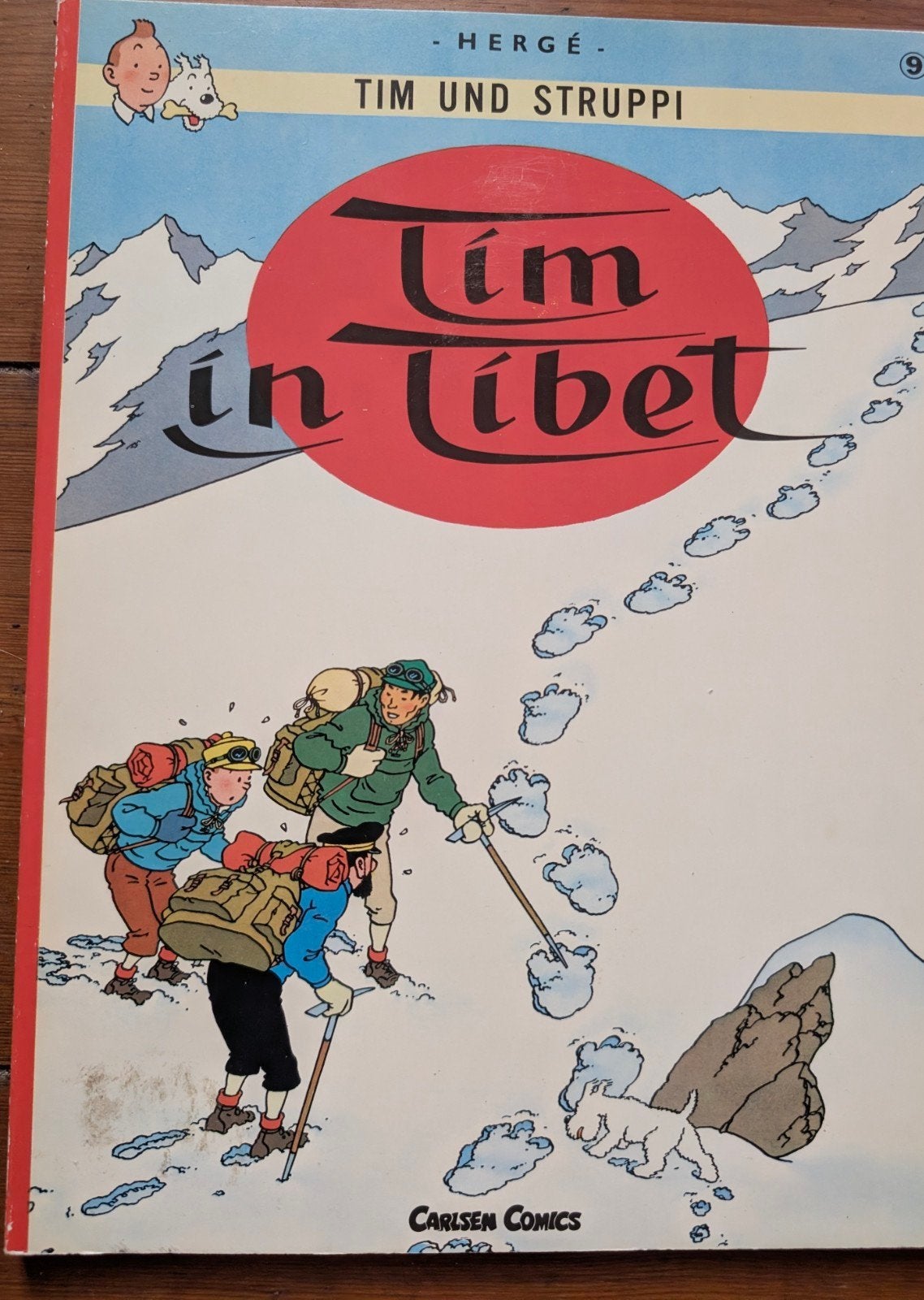 Kuifje in Tibet (in het Duits), Boeken, Eén stripboek, Hergé., Ophalen, Gelezen