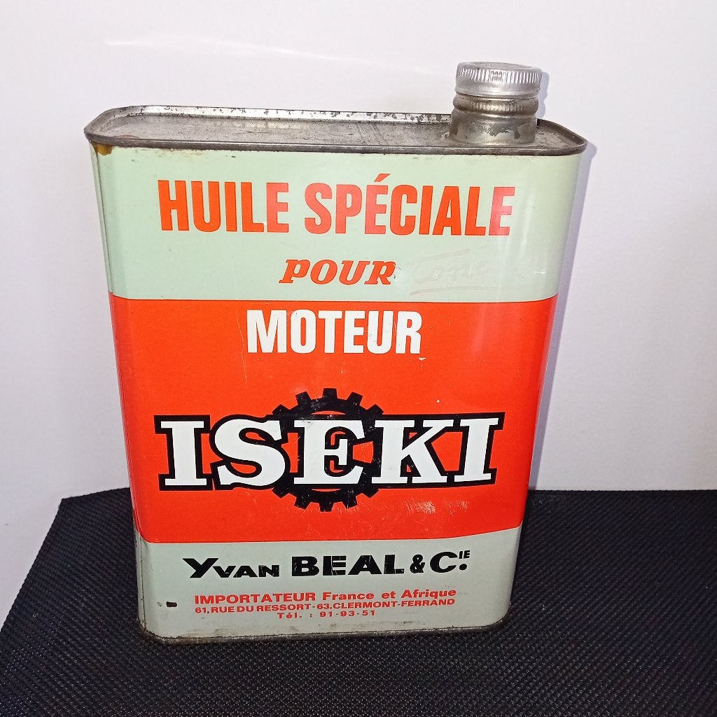 Bidon d'huile ISEKI vintage, Enlèvement ou Envoi, Utilisé