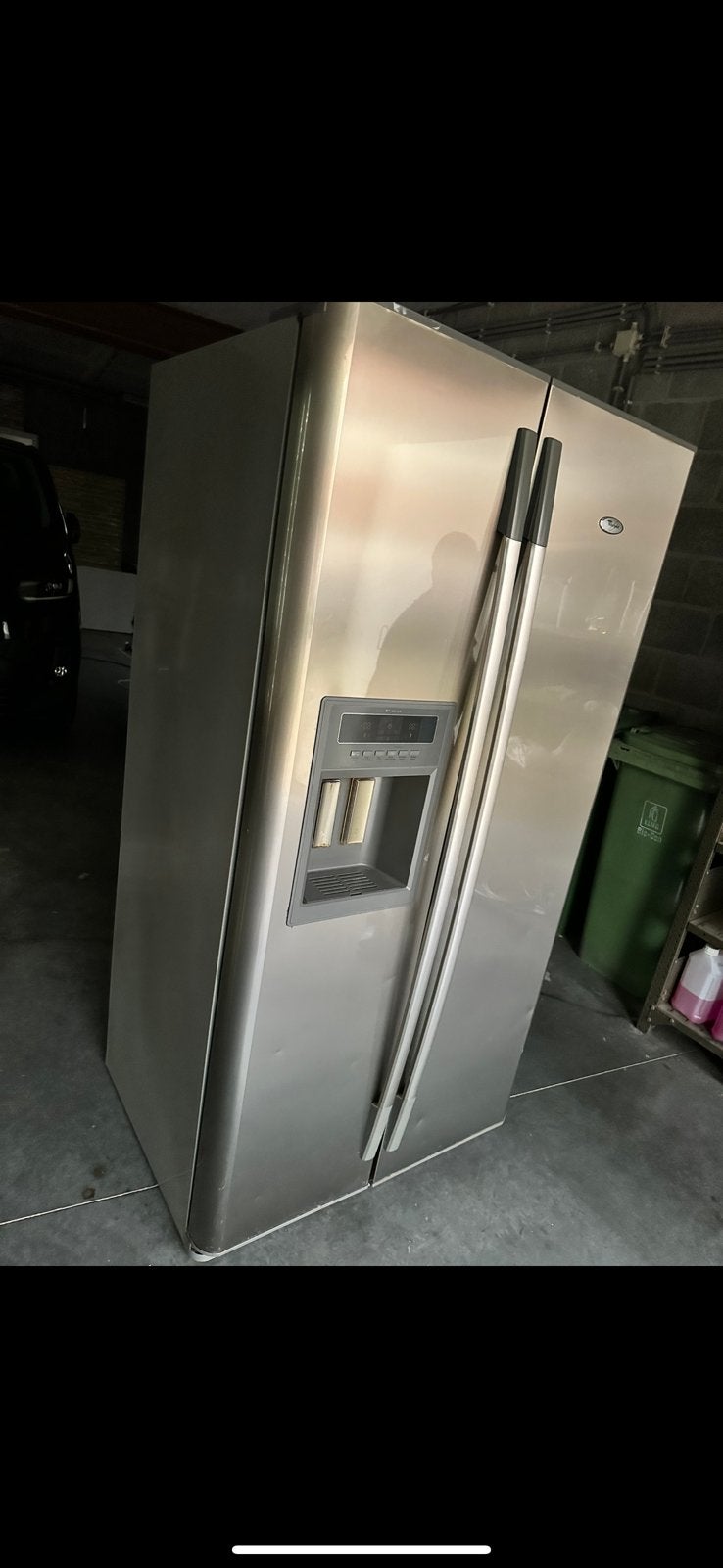 Whirlpool koelkast, Elektronische apparatuur, Ophalen, Gebruikt, 60 cm of meer, Met aparte vriezer