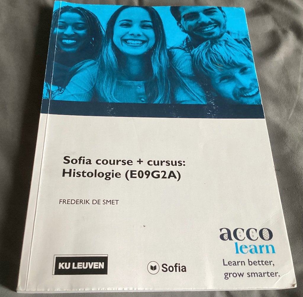 Histologie Sofia Course + cursus, Enlèvement ou Envoi, Frederik de smet