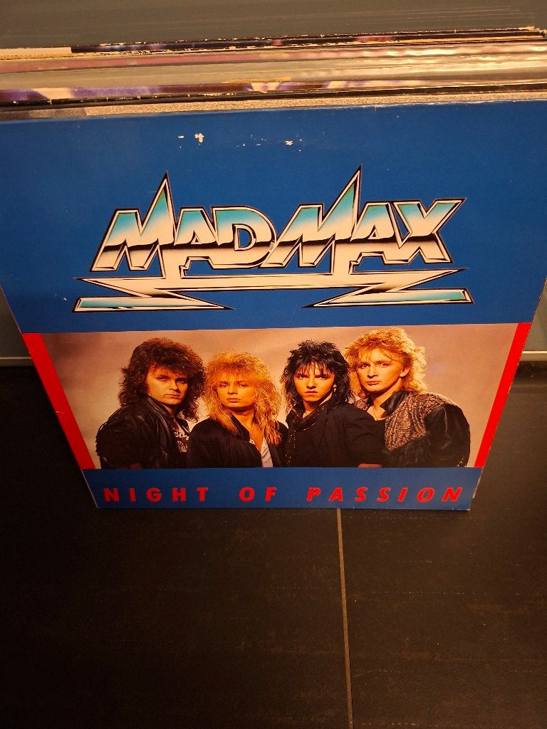 lp - mad max - night of passion - vak 5, LP, Gebruikt, Hardrock, Ophalen of Verzenden
