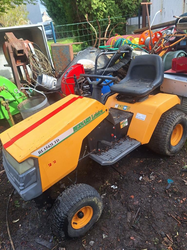 Tracteur tondeuse, Enlèvement