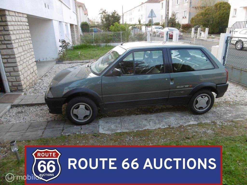 Citroën AX GT Exclusive | 1992 | Route 66 Auctions, Auto's, Citroën, Zwart, Bedrijf, Handgeschakeld