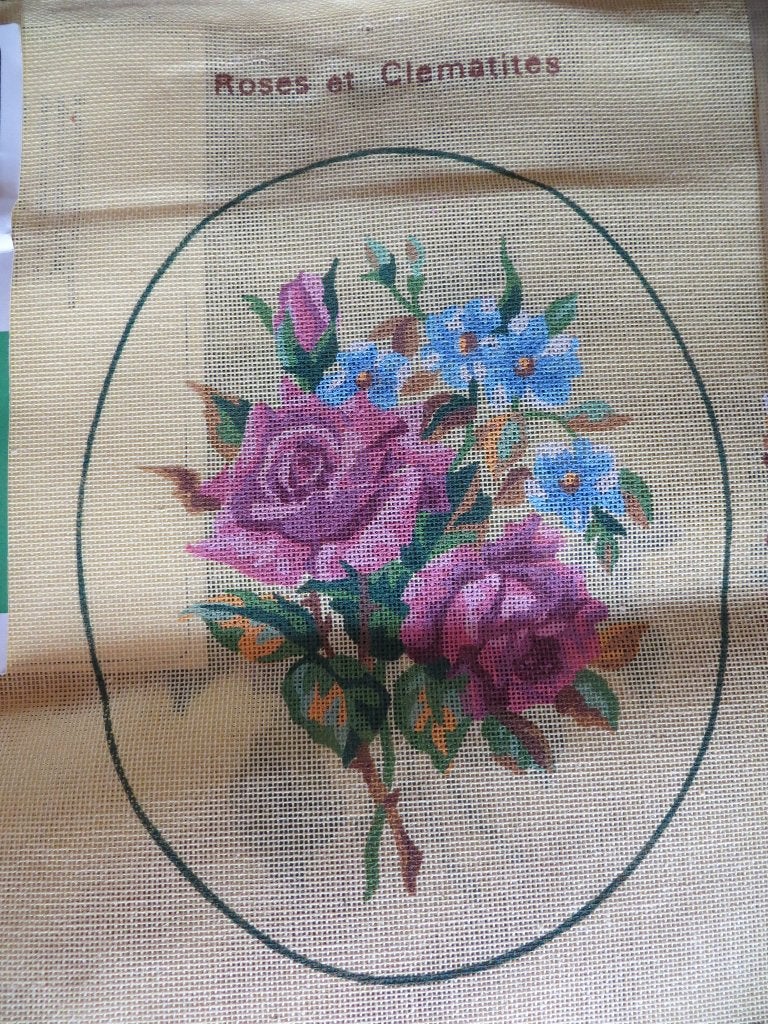 2 voorgedrukte kruissteek doeken - Royal Paris - nieuw, Hobby en Vrije tijd, Ophalen of Verzenden, Nieuw, Handborduren, Overige typen
