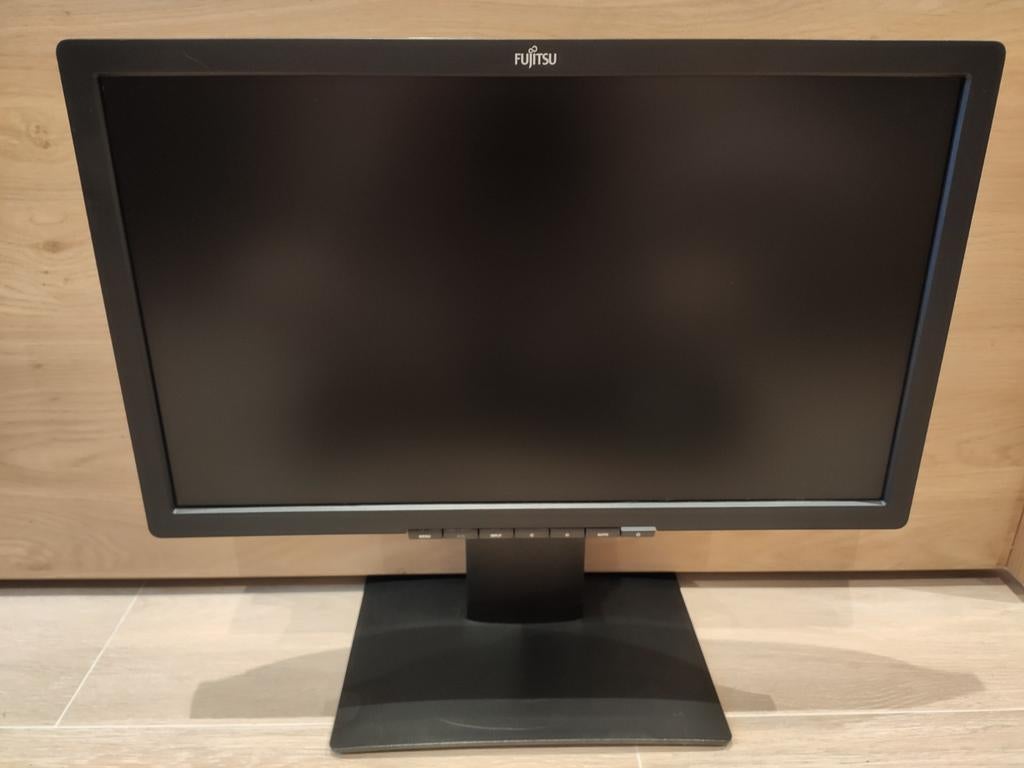 Fujitsu Monitoren 24inch (2 stuks), Computers en Software, Monitoren, Gebruikt, In hoogte verstelbaar, 60 Hz of minder, Ophalen