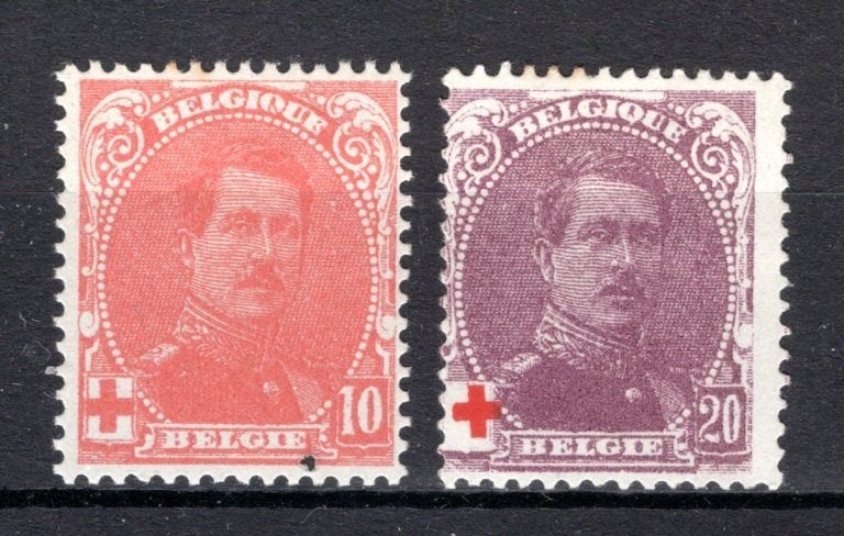 130/131 (*) zonder gom 1914, Verzenden, Postfris, Zonder gom