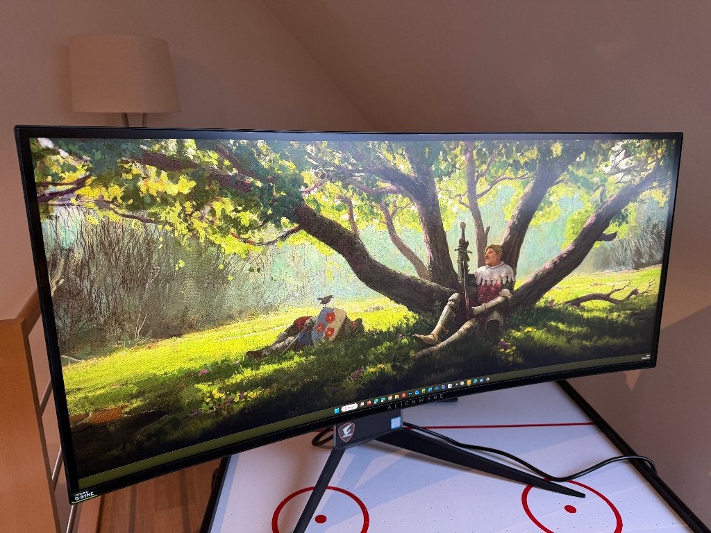 34" Alienware AW3418DW, Gebruikt, Alienware, DisplayPort, Overige resoluties