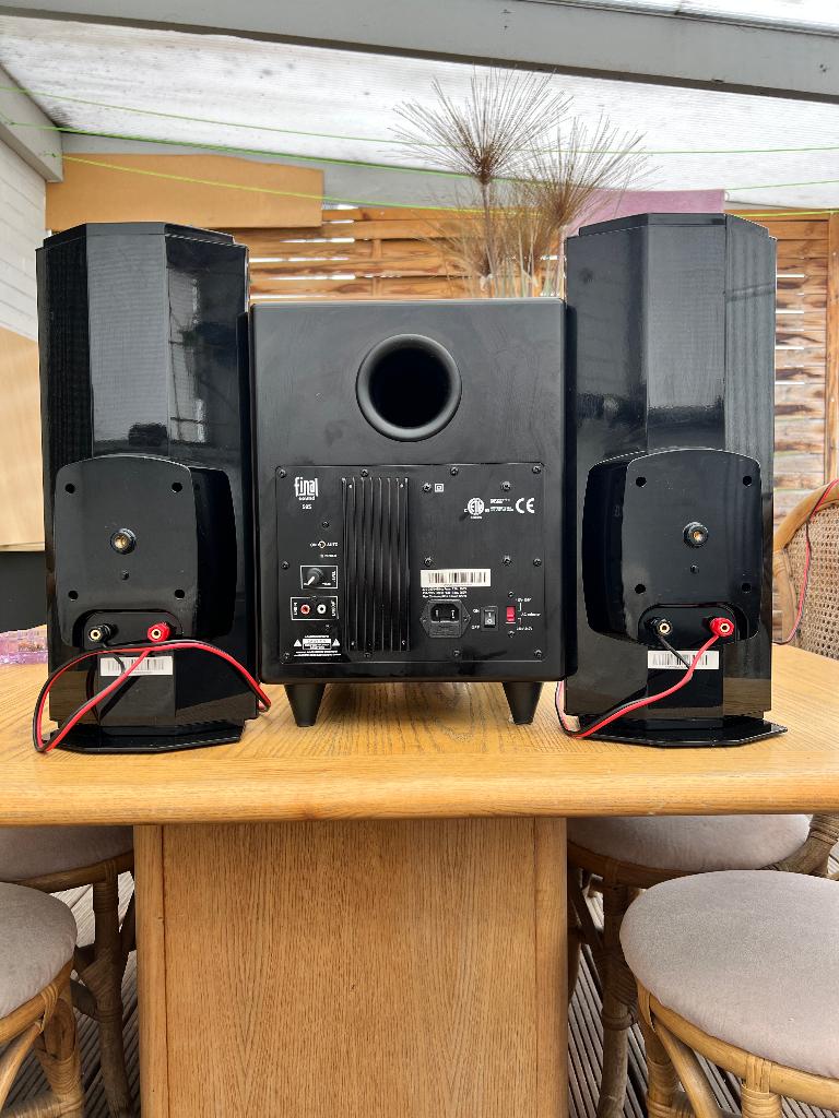 Final subwoofer type S95, Audio, Tv en Foto, Luidsprekerboxen, Subwoofer, Zo goed als nieuw, 60 tot 120 watt, Ophalen