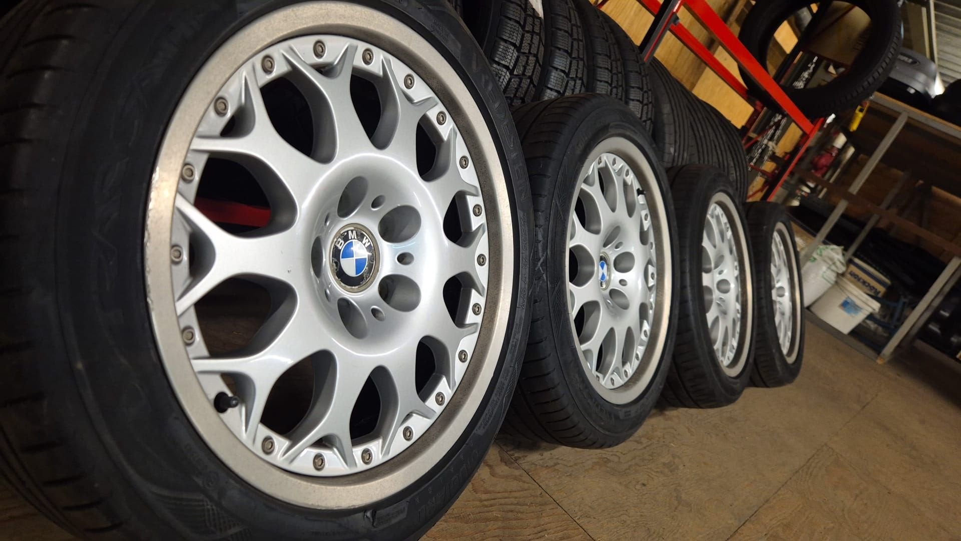 17 inch BMW 5 serie E39 E60 E61 E38 E34 velgen zomerbanden, Auto-onderdelen, Banden en Velgen, Gebruikt, -, -, Banden en Velgen