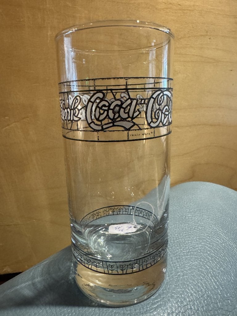 Vintage Coca-Cola glas – retro – Coca Cola Trade Mark, Verzamelen, Ophalen of Verzenden, Gebruikt, Frisdrankglas