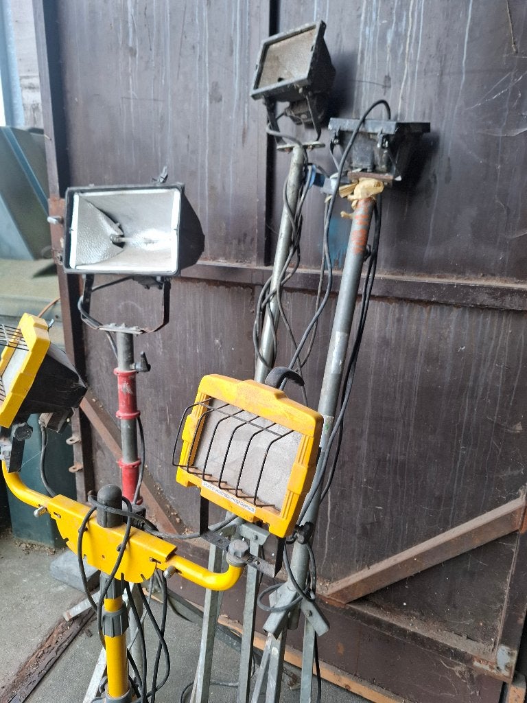 Bouwlampen, Doe-het-zelf en Bouw, Ophalen, Gebruikt, Met statief, Lamp met armatuur
