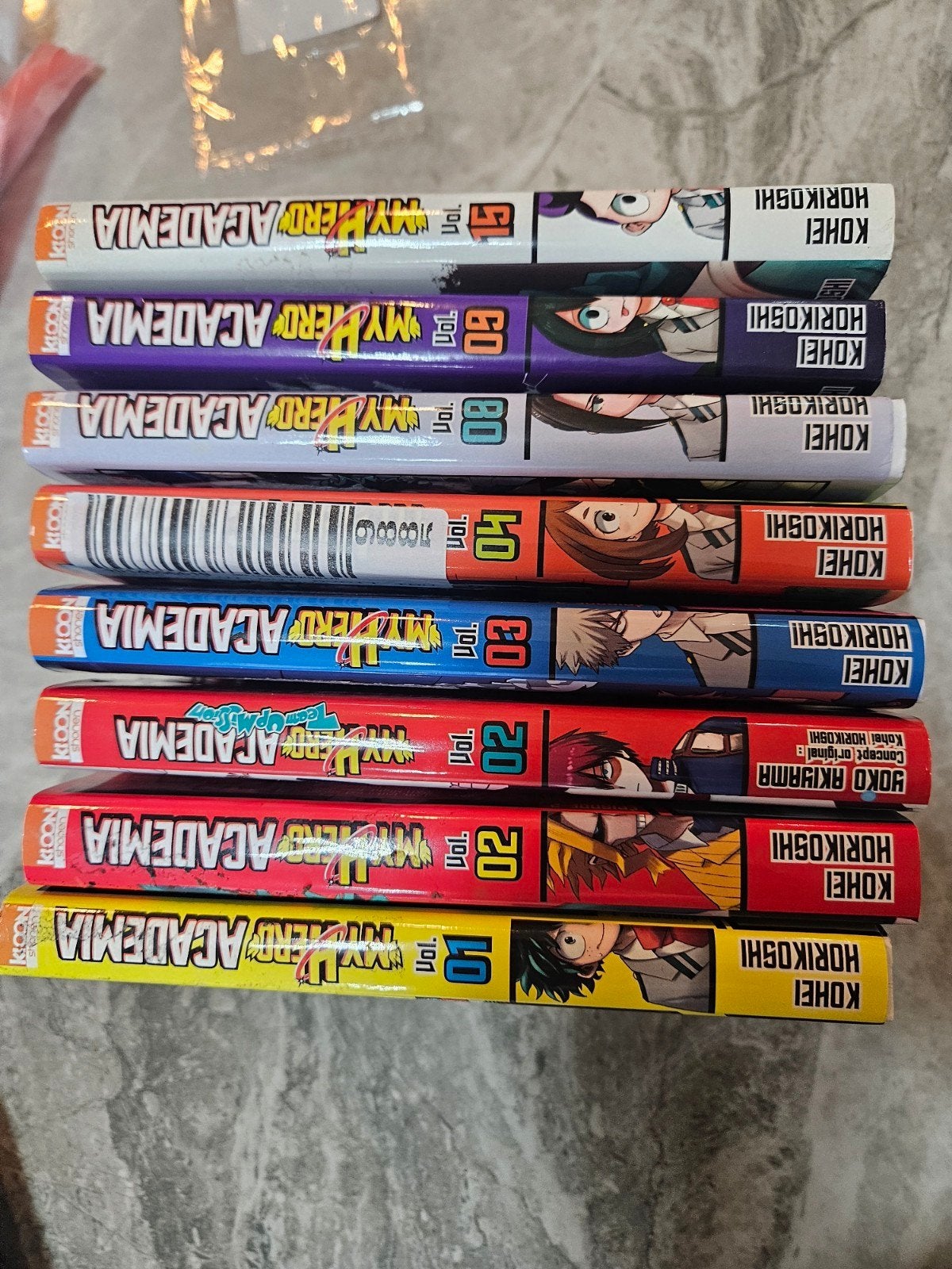 My Hero Academia, Livres, Plusieurs comics, Enlèvement, Utilisé