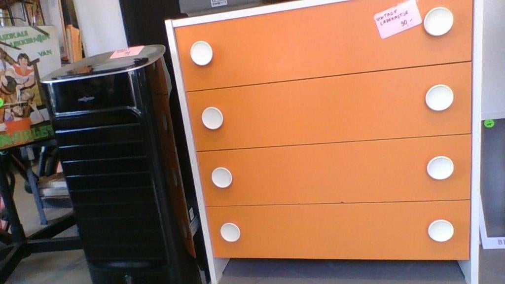 vintage ladekastje, Ophalen